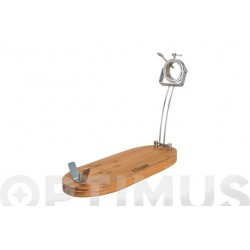 Jamonero Plegable Cabezal Giratorio 3 Claveles