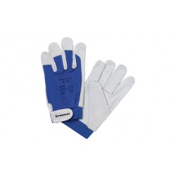 Guante Piel Napa Donau Gris/azul T 9 Promat