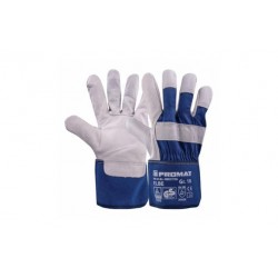 Guante Piel Vacuno Elbe Azul/gris T 10 Promat