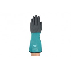 Guante Nitrilo Alphatec 58-201 Verde/gris T 9 Ansell