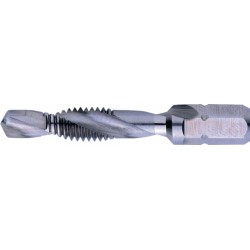 Macho Combinado Hssg 1/4" 6kt Paso Rosca 0,70 Mm Tecwerk M4x