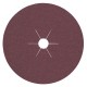 Disco Lija Fibra Ø125mm Corindon Gr 60 Tecwerk