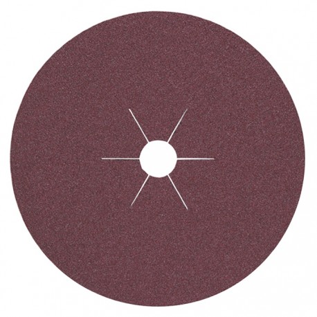Disco Lija Fibra Ø125mm Corindon Gr 60 Tecwerk