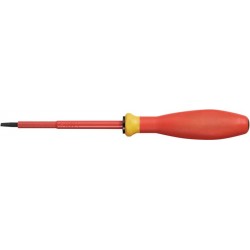 Destornillador B/recta Aislado 1000v Vde 04,0x100 Mm Tecwerk