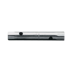 Llave Tubo Hexagonal 2 Bocas Cromada 10-11x120mm Tecwerk