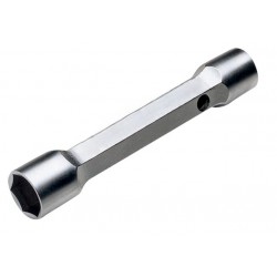 Llave Tubo Hexagonal 2 Bocas Cromada 24-27x185mm Tecwerk