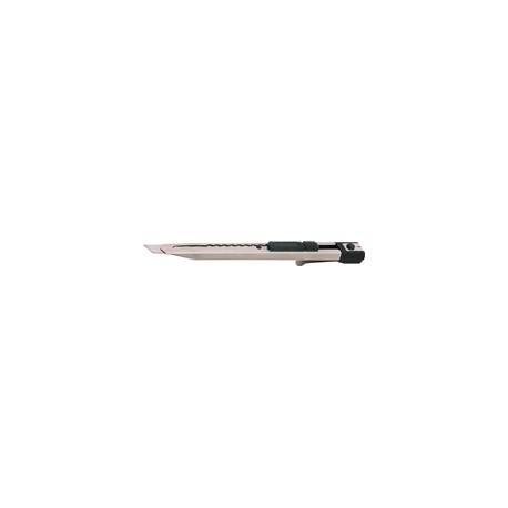 Cuter Acero Inox Con Pulsador Y Clip Con 3 Cuchillas 09x146m