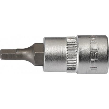 Llave Vaso 1/4" Punta Allen 04x32mm Tecwerk