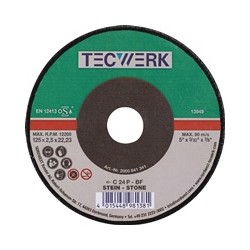 Disco Corte Piedra D230x3,0mm Tecwerk