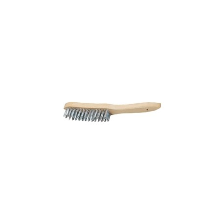 Cepillo Manual Alambre Acero 0,35 Mm M/madera 2 Hileras 295m