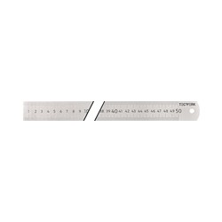 Regla Acero Inox Flexible Milimetrada 500x30x0,5mm Tecwerk