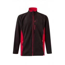 Chaqueta Polar Negro/rojo Xxl