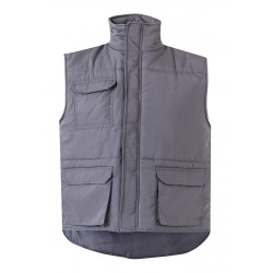 Chaleco Acolchado Gris Xxl