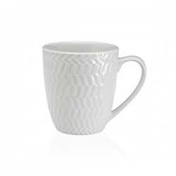 Mug Porcelana Relieve Pack-6 350 Ml