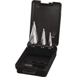 Brocas Escalonadas Hss 04-12/20/30mm Juego 3 Pzas Tecwerk