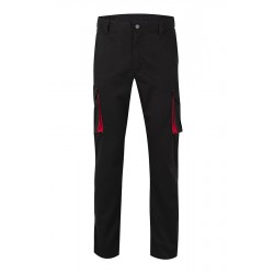 PantalÓn Stretch Bicolor Ngr/rj 56