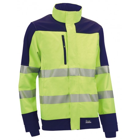 Chaqueta Softshell Av Amarill Azul Xxl