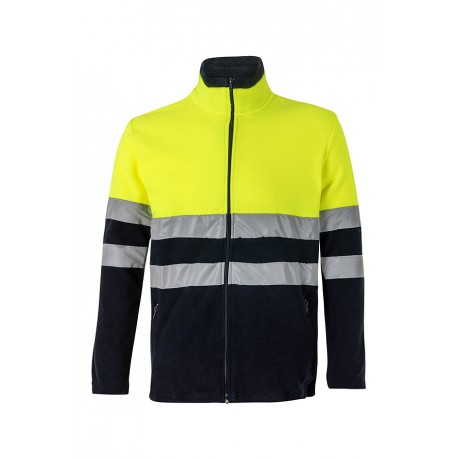 Chaqueta Polar Bicolor Av Az/am M