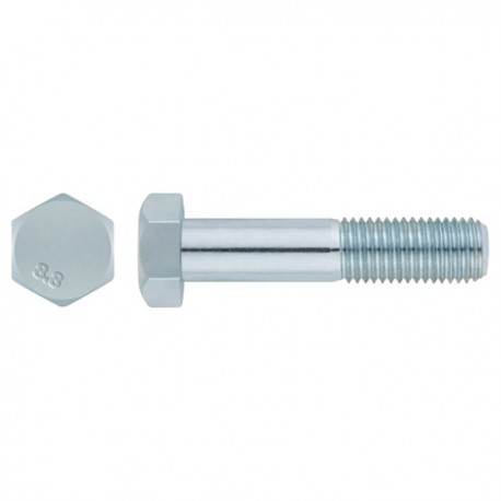 Tornillo C/hexag Din931 8.8 Zn M16x90