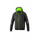 Sudadera TÉcnica Cremallera Gris/verde Xxl