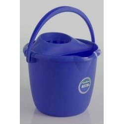 Cubo Agua 14 Lt 37x34x28cm Con Escurridor Tes Rdo 6214l-azul