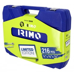 Llave Vaso Jgo 216 Pz+carraca 1/4-2+3/8