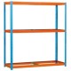 Estanteria Orden 3b 2000x1800x450mm S/t Met Az/na 600kg Simo
