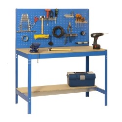 Banco Trabajo 1b+panel 1445x910x610mm S/t Azul Bt2 900 Simon
