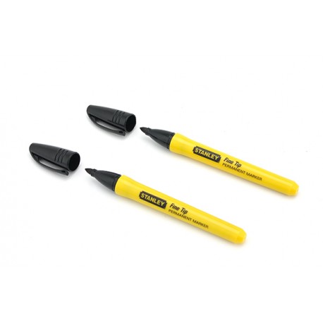 Marcador Permanente Fino Negro B/2u -