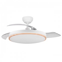 Ventilador Techo Mistral 3 Asp Retract Madera 107 Cm
