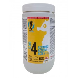 Cloro 4 Acciones Sin Cobre P-20 Hipool 1 Kg