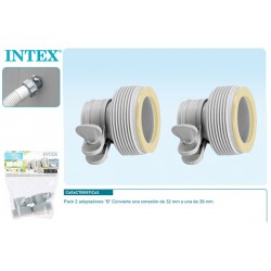 Pack 2 Adaptadores(b) Depuradoras Intex 1,25/1,5 P -