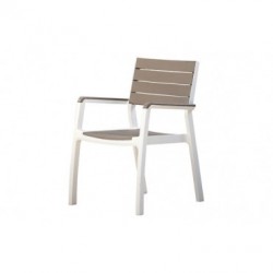 Sillon Jard Fijo Curver Resina imitación Aluminio/madera Harmony 223074