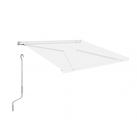 Estructura Toldo Original Blanca 4x2.5m