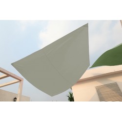 Toldo Rectangular Gris C/bolsa 3x2 M