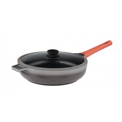 Sarten Sautex Alum. Fundido C/tapa Revolut Teja 28 Cm