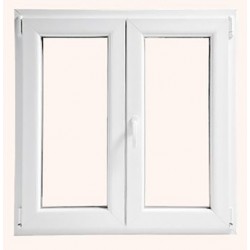 Ventana Cando Pvc 2 Hojas 100x100 100x100 Cm