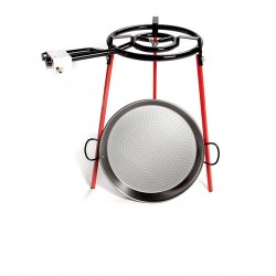 Paellero Gas 40cm+paellera 46cm+patas Cuadradas -