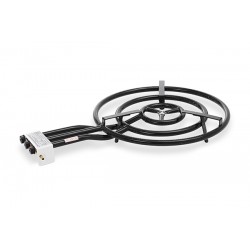 Paellero Tubo Gas Butano 3 Fuegos 60 Cm