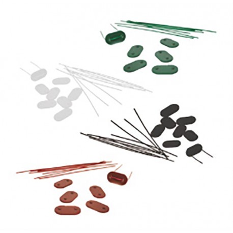 Kit Fijacion CaÑizo Pvc Verde 26 Uds -