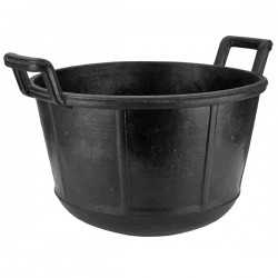Cubo Caucho Carbonera Negro 30 L