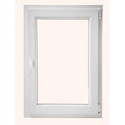 Ventana Cando Pvc 1 Hoja Derecha100x80 100x80cm