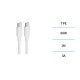 Cable Conex Usb-c / Usb-c 60w 3a Silicona 1 M