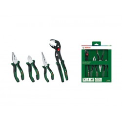 Alicate Universal +tenaza Jgo 4 -