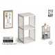 Estanteria 2 Cubos Blanca -