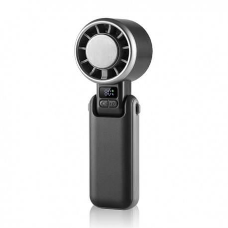 Ventilador Mano Con Bateria 5v Modo Hielo Negro -