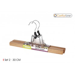 Percha Metal P/falda Snap 2ud 44x23 Cm