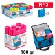 Bloque Acumulador Frio Azul Pack 2 100 G