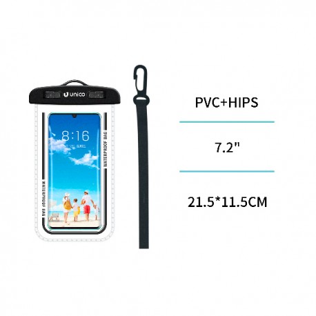 Funda Movil Impermeable Negro -
