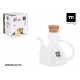Aceitera Cristal Rustico Corch 275 Ml